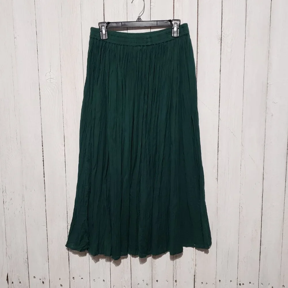 Vintage 90s Y2K Skirt M Maxi Broomstick Boho‎ Whimsigoth Prairie Indie Festival